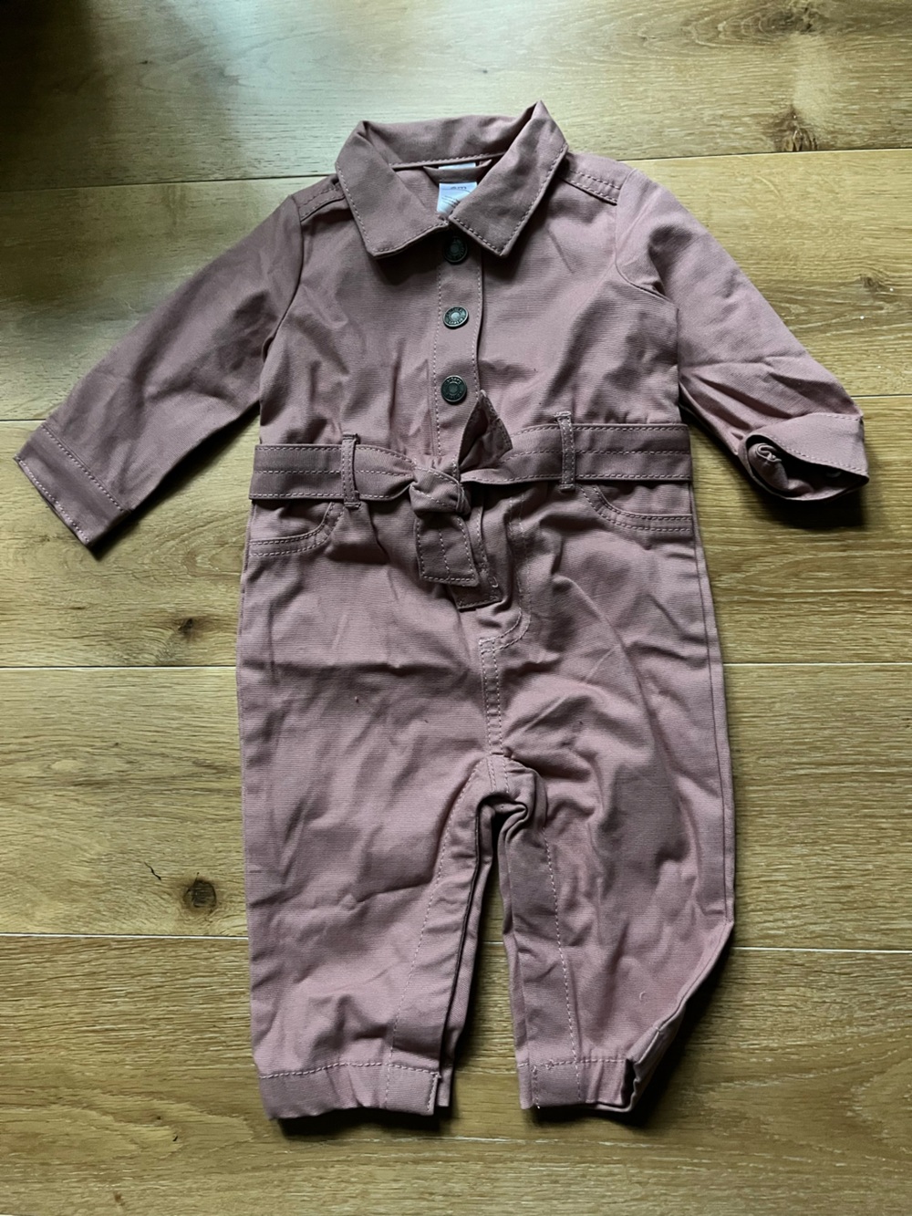 6mos Jumpsuit Boilersuit Pink Baby One Piece NWOT